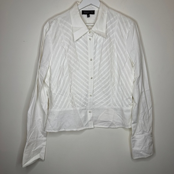 Jones New York Signature White Blouse - Picture 2 of 8